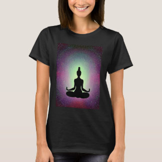 T-shirt Yoga Girl Female Sun Salutation Meditation Chakra 