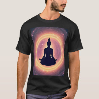 T-shirt Yoga Girl Female Sun Salutation Meditation Chakra 