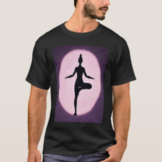 T-shirt Yoga Girl Female Sun Salutation Meditation Chakra 