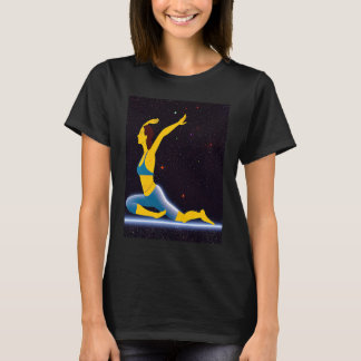 T-shirt Yoga Girl Female Sun Salutation Meditation Chakra