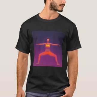 T-shirt Yoga Girl Female Sun Salutation Meditation Chakra