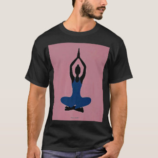 T-shirt Yoga Girl Femme Sun Salutation Méditation Chakra