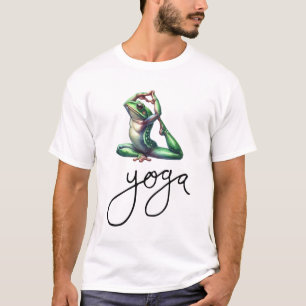 T-shirt Yoga Grenouille
