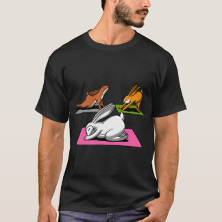 T-shirt Yoga lapin