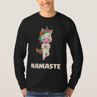 T-shirt Yoga Licorne Gymnastique Namaste Méditation