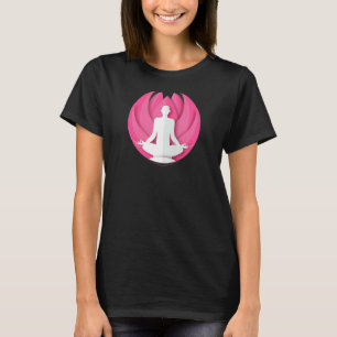 T-shirt Yoga Lotus Vert Femmes 1
