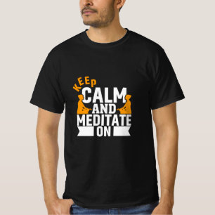 T-shirt Yoga Lover   Restez Calme Et Méditez
