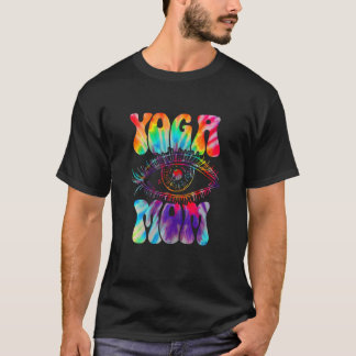 T-shirt Yoga Maman Vintage Tie Dye Hippie Spirituel Yogi