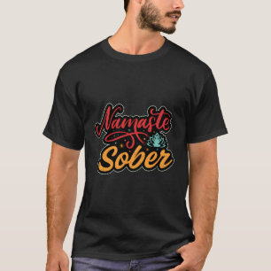 T-shirt Yoga Meditate Exhale Inhale Tipsy Boire Namasta