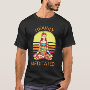 T-shirt Yoga Médité Intensément Guerrier Spirituel
