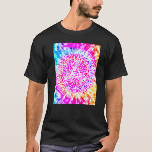 T-shirt Yoga Namaste Lune Tie Dyé Bouddha