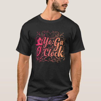 T-shirt YOGA O'Clock Funny Yoga 1