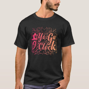 T-shirt YOGA O'Clock Funny Yoga 1