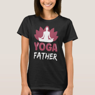 T-shirt Yoga Père Hobby Médaille Papa Papa Papa Papa Papa 