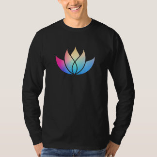 T-shirt Yoga pour hommes et femmes Om Fleur de lotus