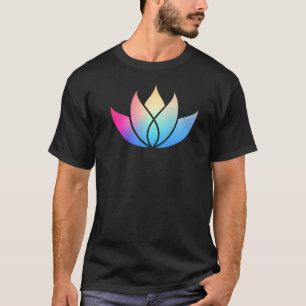 T-shirt Yoga Pour Hommes Et Femmes Om Lotus Flower
