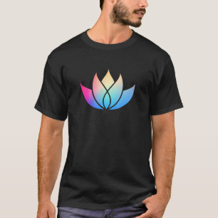 T-shirt Yoga Pour Hommes Et Femmes Om Lotus Flower