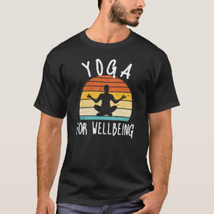 T-shirt Yoga Pour Le Bien-Être Vintage