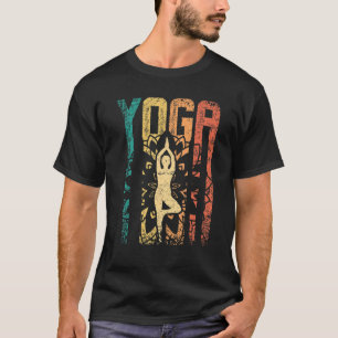T-shirt Yoga Rétro Vintage