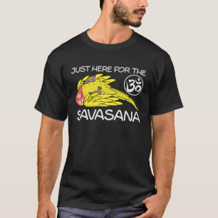 T-shirt Yoga Savasana Parrot Peach Face Jaune Lutino Lov
