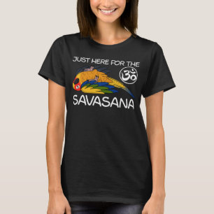 T-shirt Yoga Savasana Parrot Sun Conure