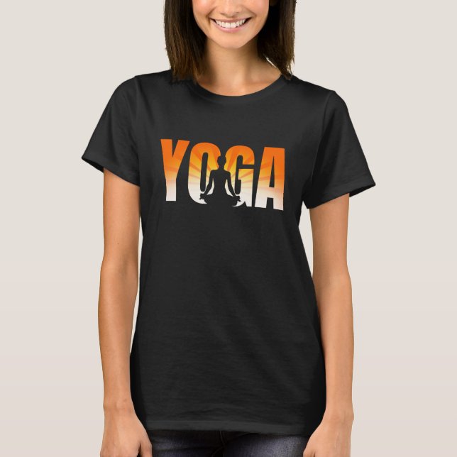 T-shirt Yoga Sunshine (Devant)