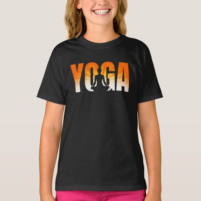 T-shirt Yoga Sunshine (Devant)