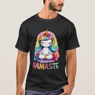 T-shirt Yoga Unicorn Namaste Yogi Gift Yoga Lovers