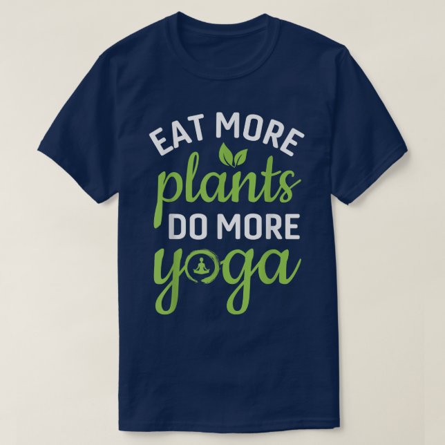 T-shirt Yoga Vegetarian tee (Design devant)