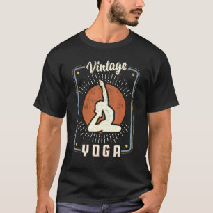 T-shirt Yoga Vintage Rétro Sport Classique Amour 1