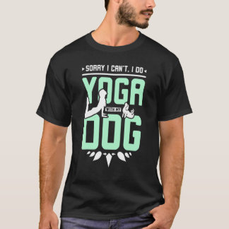 T-shirt Yoga with dog