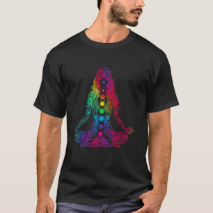 T-shirt Yoga Yogi Méditation Exercice Mandala Popart