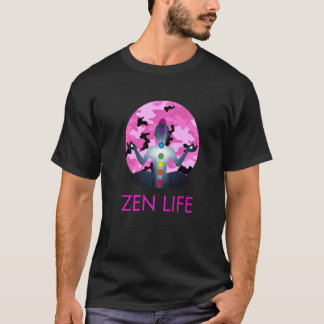 T-shirt Yoga Zen Zen Yoga Style Zone Yoga Idées Camo