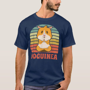 T-shirt Yoguinea Cute Guinée Pig Rodent Pet Yoga Méditerra