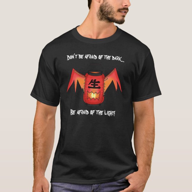 T-shirt Yokai (Fantôme de Lanterne Papier) (Devant)