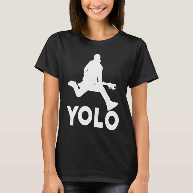 T-shirt YOLO You Only Live Once (Devant)