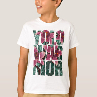 T-shirt YOLOWARRIOR - Lettres florales