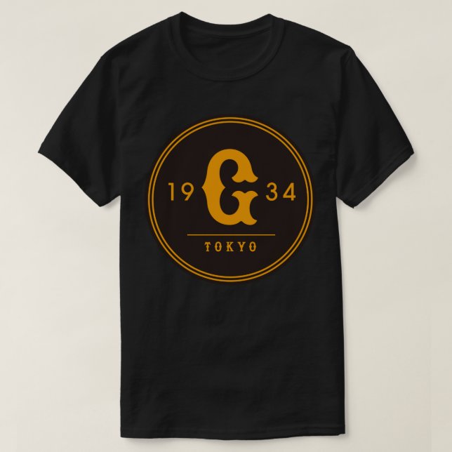 T-shirt Yomiuri Giants Tokyo Nippon Baseball Professionnel (Design devant)