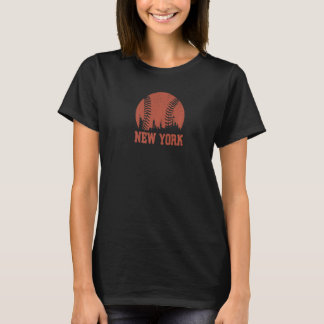 T-shirt York Baseball Vintage Met At