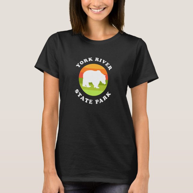 T-shirt York River State Park Virginia Bear VA Souvenir (Devant)