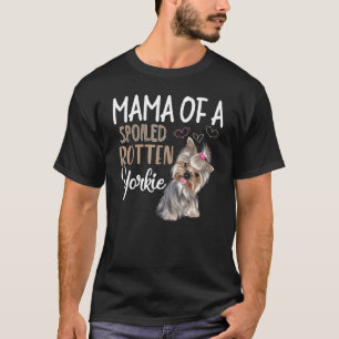 T-shirt Yorkie Chien Yorkie Maman Chien