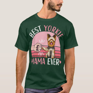 T-shirt Yorkie Maman Chien Vêtement Yorkshire Terrier Prop