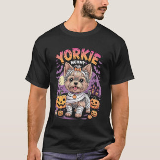 T-shirt Yorkie Mummy Halloween Costume Dog Owner Yorkshire
