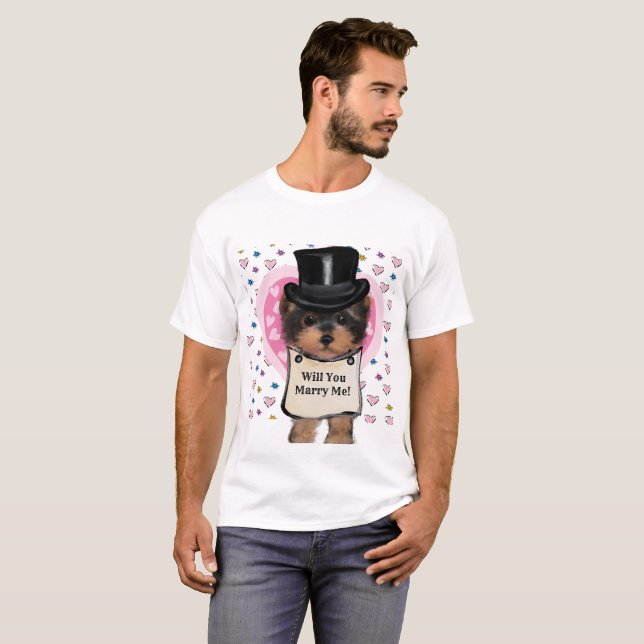 T-shirt Yorkie Poo (Devant entier)