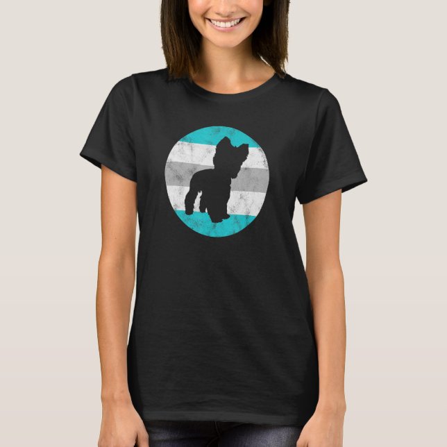 T-shirt Yorkie Yorkshire Terrier Pour Hommes Femmes Garçon (Devant)
