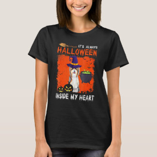 T-shirt Yorkshire Terrier C'Est Toujours Halloween Dans Mo