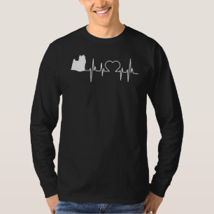 T-shirt Yorkshire Terrier Chien Heartbeat