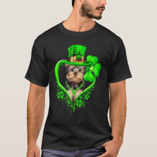 T-shirt Yorkshire Terrier Chien Jour de la Saint Patrick L