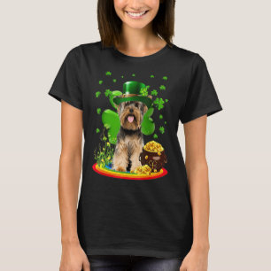 T-shirt Yorkshire Terrier Chien Shamrock Jour de la Saint 
