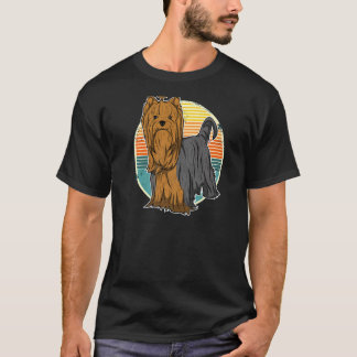 T-shirt Yorkshire Terrier Chien Vintage 25
